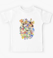 Super Smash Bros. All 58 Characters! Group Kids Tee