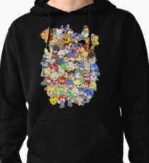Super Smash Bros. All 58 Characters! Group Pullover Hoodie
