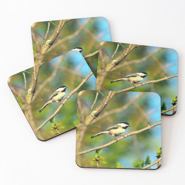 Item preview, Black-capped Chickadee Perched On A Tree Branch designed and sold by BackyardBirder.