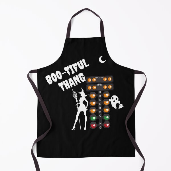 Item preview, Boo tiful Thang Silhouette Witch Broom Drag Racing Tree Halloween Ghost designed and sold by CarantinedChaos.