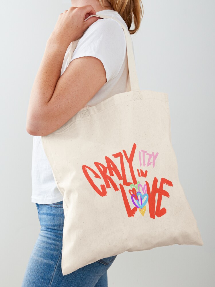 Y2K LOVE Shoulder Tote Bag in Black (3.0)