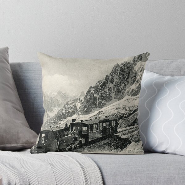 Item preview, Antique train rack railway near Mont Blanc French Alps designed and sold by aapshop.