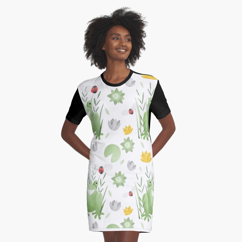 Item preview, Graphic T-Shirt Dress designed and sold by MatejaLukezic.