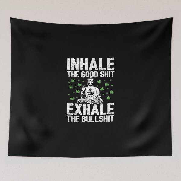Item preview, Inhale the Goodhit Buddhamng Weed Funnytoner designed and sold by SemajshiMaah.