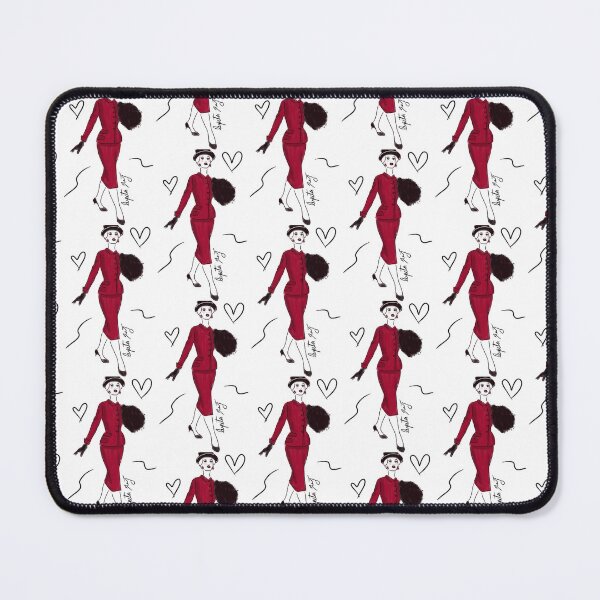 Item preview, Vintage lady in red designed and sold by Lupitanunez.