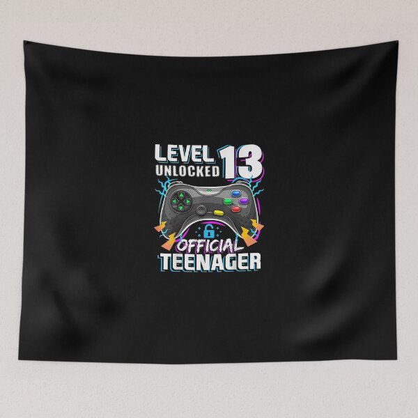 Item preview, Level 13 Unlocked Official ager Video Game 13th Birthday designed and sold by JasonNathaya.
