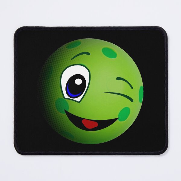 Item preview, Green Pickleball Winking Emoticon designed and sold by RiffXS.