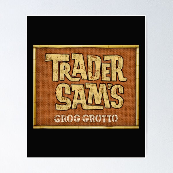 Item preview, Trader Sams Grog Grotto Tiki Bar Menu Sign Polynesian Village designed and sold by JamesTarkowski.