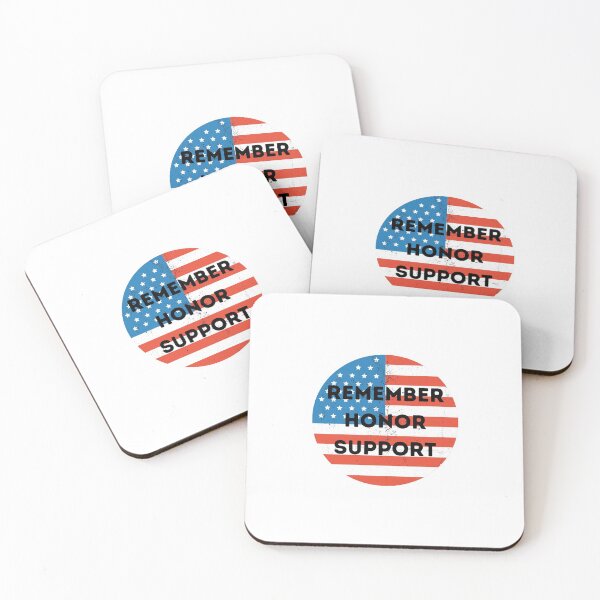 Item preview, Remember Honor Support American Flag Gritty Veteran Remembrance Day designed and sold by EllConApparel.