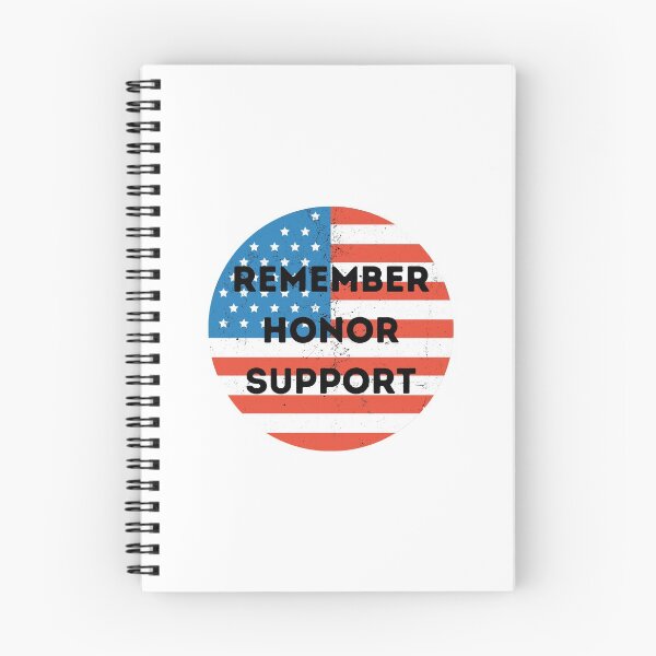 Item preview, Remember Honor Support American Flag Gritty Veteran Remembrance Day designed and sold by EllConApparel.