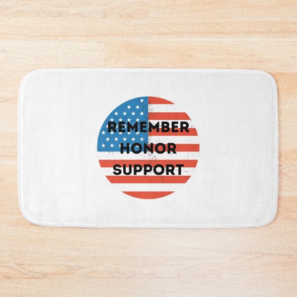 Item preview, Remember Honor Support American Flag Gritty Veteran Remembrance Day designed and sold by EllConApparel.