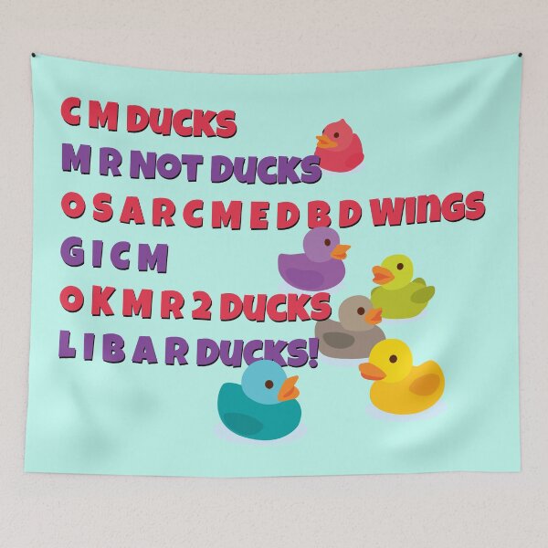 Item preview, C M Ducks? designed and sold by techDESIGNER.