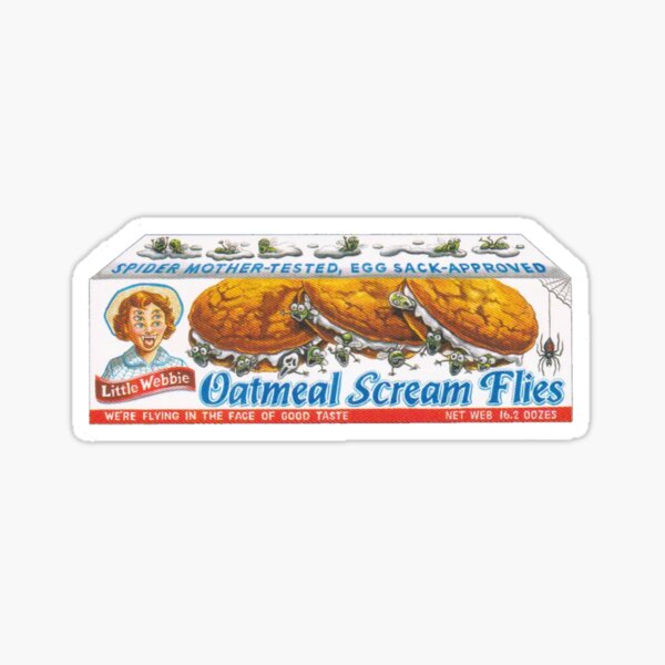 Item preview, Oatmeal Scream Flies Wacky Packages designed and sold by abbey-stroh.