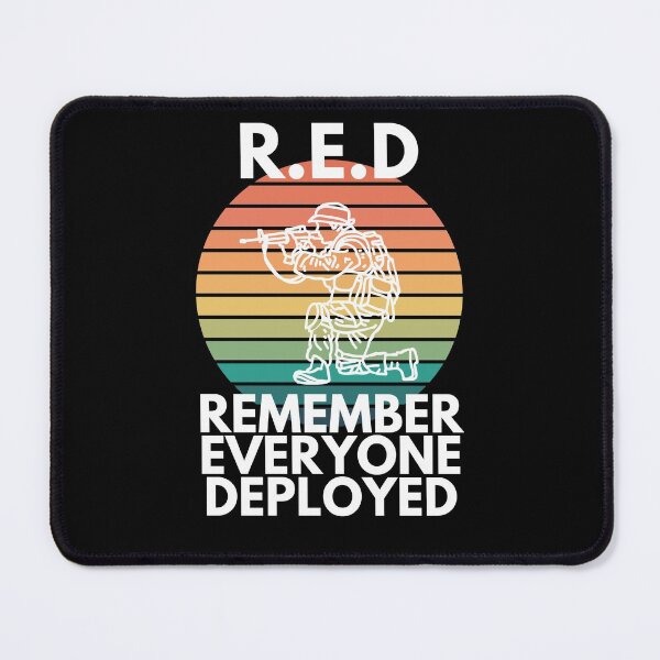 Item preview, RED Remember Everyone Deployed Veterans Day designed and sold by EllConApparel.