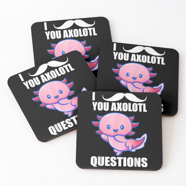 Item preview, I Mustache You Axolotl Questions Axolotl Pun designed and sold by idabry.