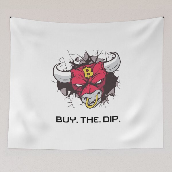 Item preview, Buy The Dip / Bitcoin Crypto Bull Market BTC Cryptocurrency design designed and sold by CreatedByHeidi.