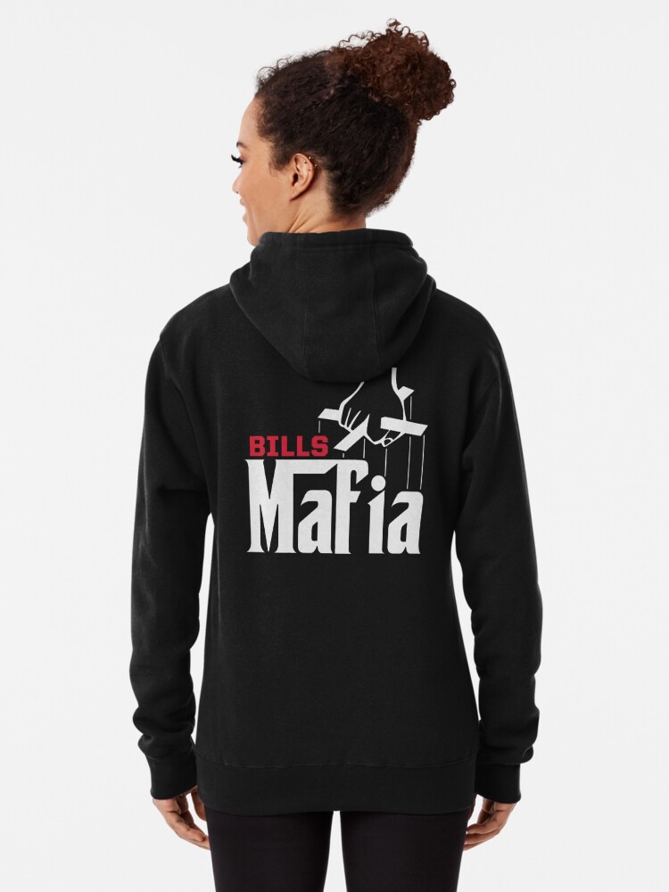 BUFFALO MAFIA - Classic Football Godfather's Hand Hooded Sweatshirt