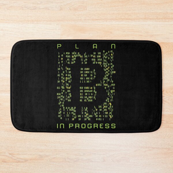 Item preview, Plan B In Progress / Bitcoin Blockchain BTC / Cryptocurrency design designed and sold by CreatedByHeidi.