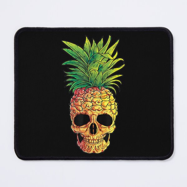 Item preview, Pineapple Skull Aloha Beaches Hawaiian Hawaii Goth designed and sold by idabry.