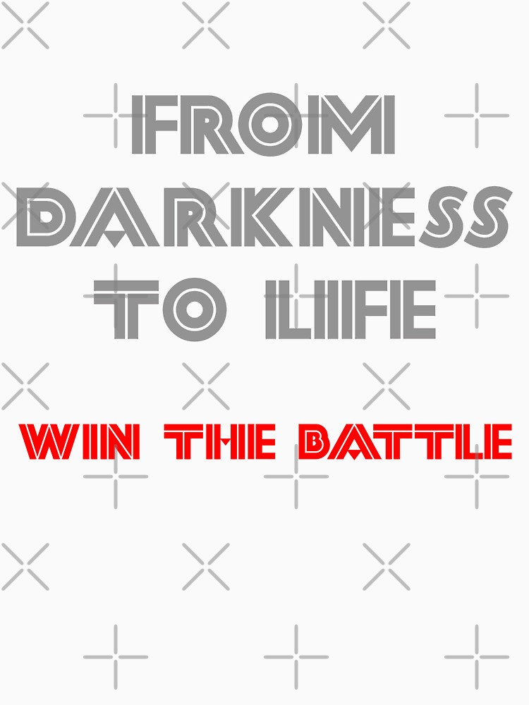Artwork view, From Darkness To Life: Win The Battle Collection designed and sold by Darius Malbon