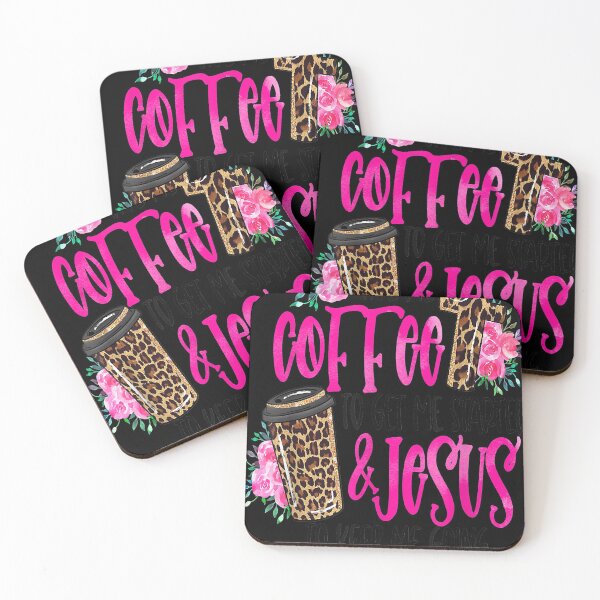 Item preview, Give Me Coffee To Get Me Started & Jesus To Keep Me Going designed and sold by brandmyers.
