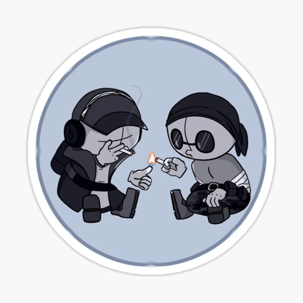 madness combat - hank  Sticker for Sale by SunShineAr