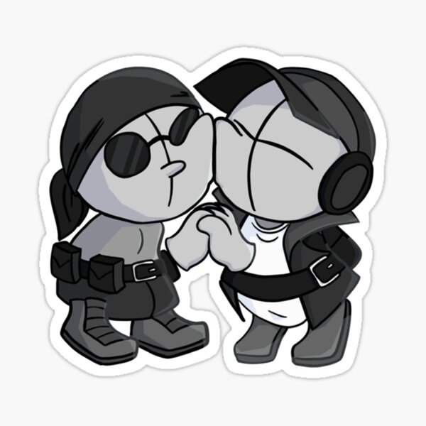 madness combat - hank  Sticker for Sale by SunShineAr