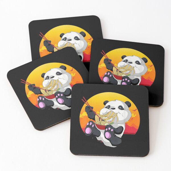 Item preview, Panda Bear Japanese Noodles Anime Animal Ra designed and sold by idabry.