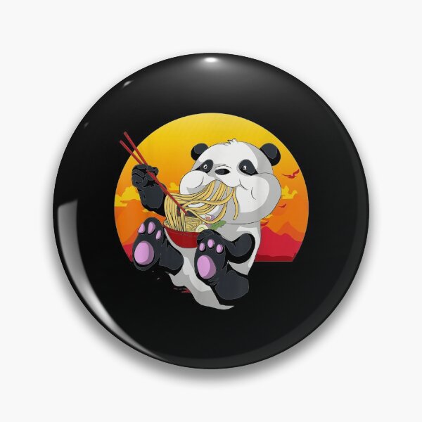 Item preview, Panda Bear Japanese Noodles Anime Animal Ra designed and sold by idabry.