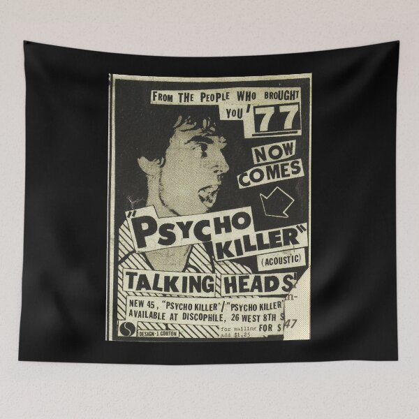Item preview, Psycho Killer poster rock love music designed and sold by ElmerMason2365.