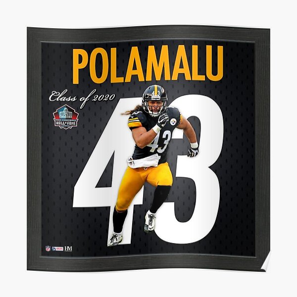 Hall Of Fame Troy Polamalu Poster for Sale by CipperSteaz