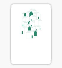 Hill Houses Sticker
