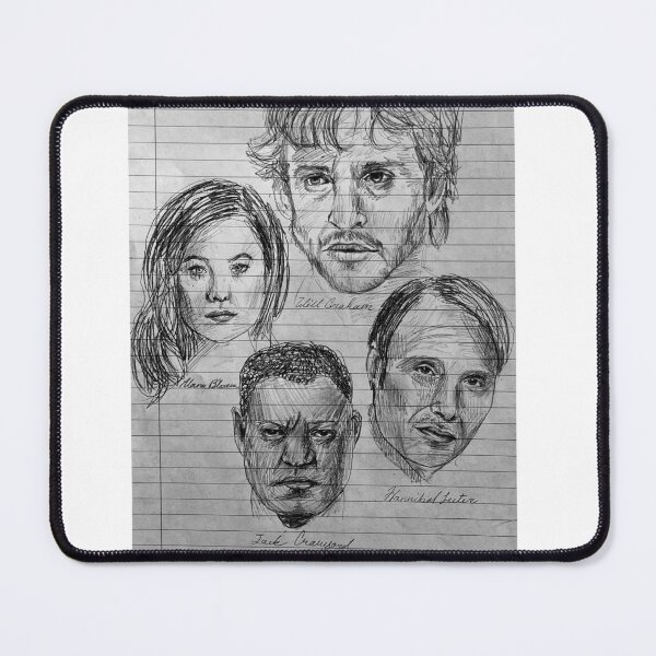 Item preview, Hannibal Main Character Sketch designed and sold by DanaRenae.