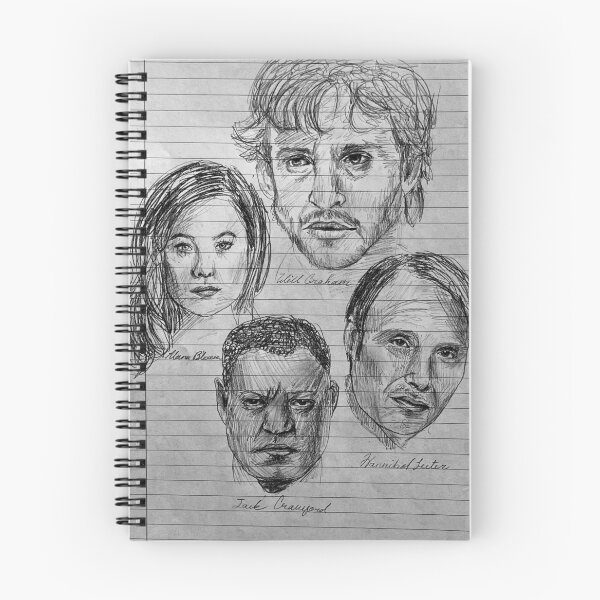Item preview, Hannibal Main Character Sketch designed and sold by DanaRenae.