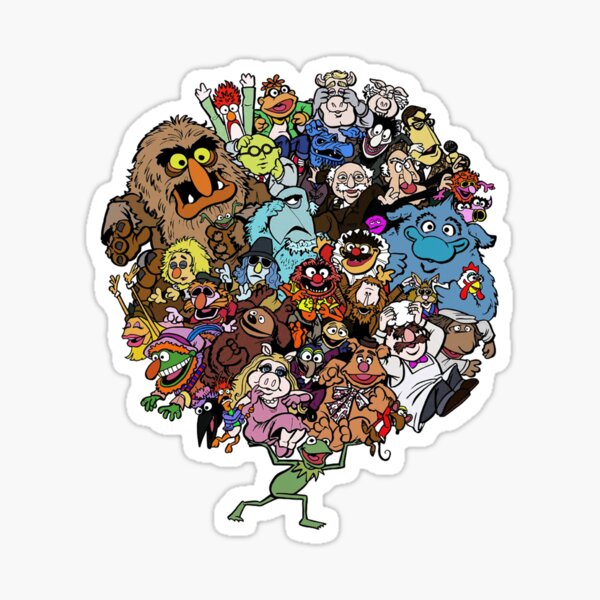 Vista previa del artículo con la obra «Muppets mundo de la amistad», diseñado y vendido por DanielleAber.