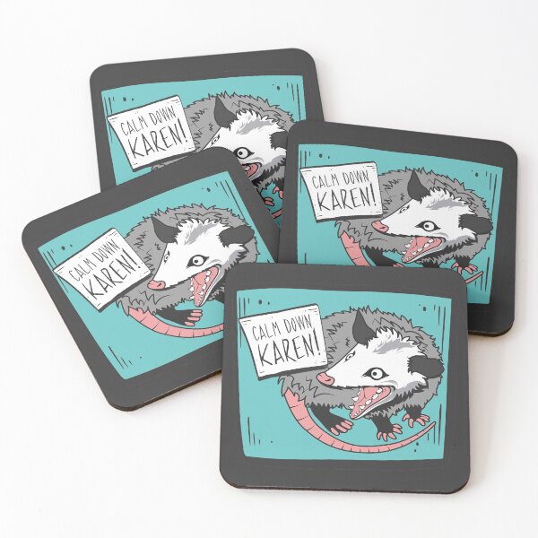 Item preview, Calm Down, Karen! Funny Possum designed and sold by Anthalya.