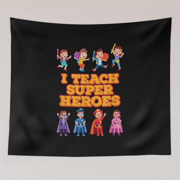 Item preview, I Teach Super Heroes Students Book Hero Teacher Gift designed and sold by idabry.
