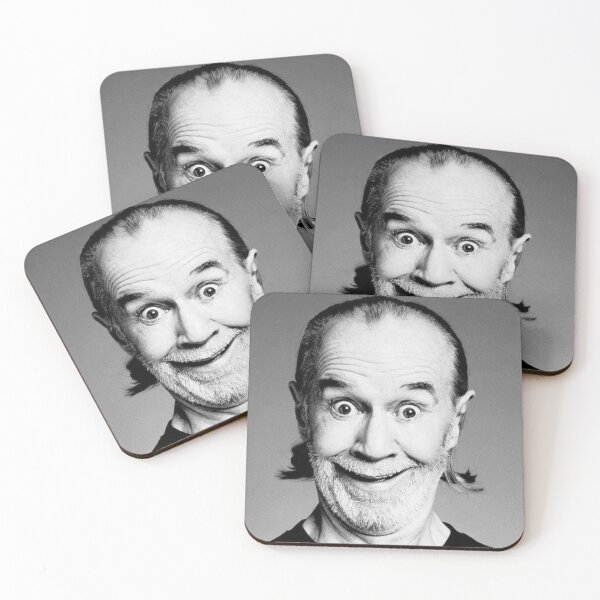 Item preview, George Carlin B&W photo designed and sold by gameshowfan2001.