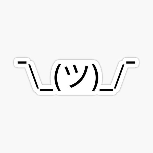 Item preview, Shrug ¯\_(ツ)_/¯ designed and sold by taytay2021.
