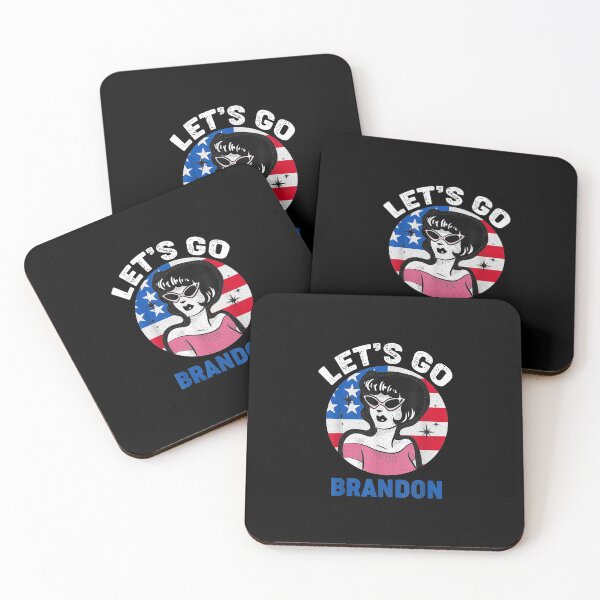 Item preview, Lets Go Brandon Conservative US Flag designed and sold by Nancyvanpruisen.