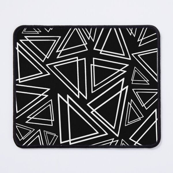 Item preview, Black and White Triangle Pattern designed and sold by Halo D.