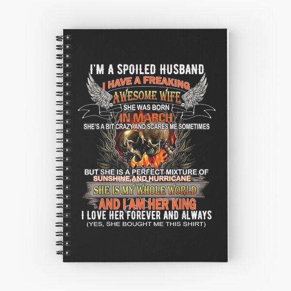 Item preview, I'm A Spoiled Hus I Have A Wife Was Born In March Gifts designed and sold by idabry.