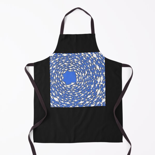 Item preview, School of brilliant blue fish designed and sold by Keainh.