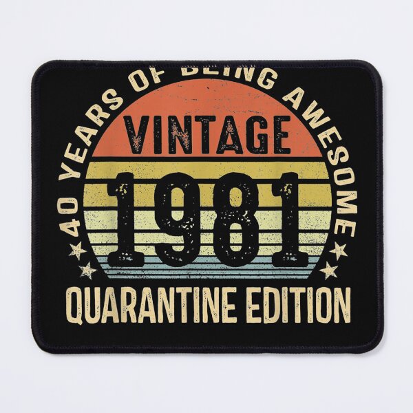 Item preview, 1981 Birthday 40 Years Old Quarantine Edition Vintage designed and sold by KeeganshiAon.