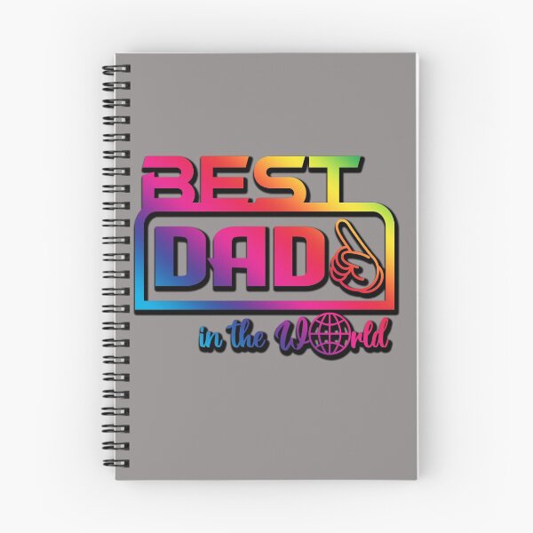 Artikelvorschau, Bester Papa der Welt farbig entworfen und verkauft von PrintDarling.