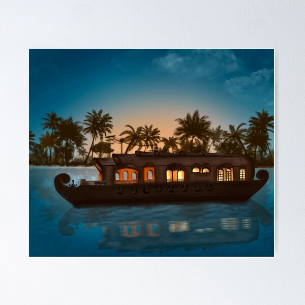 Item preview, Alleppey Boathouse designed and sold by Tedoradesign87.