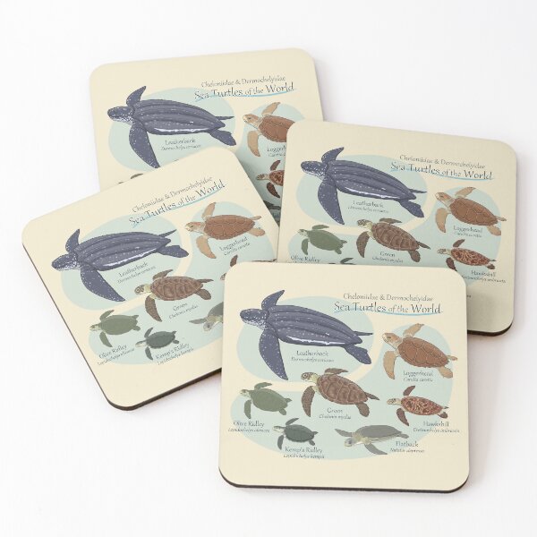Item preview, Sea Turtles of the World designed and sold by ArtByBreah.