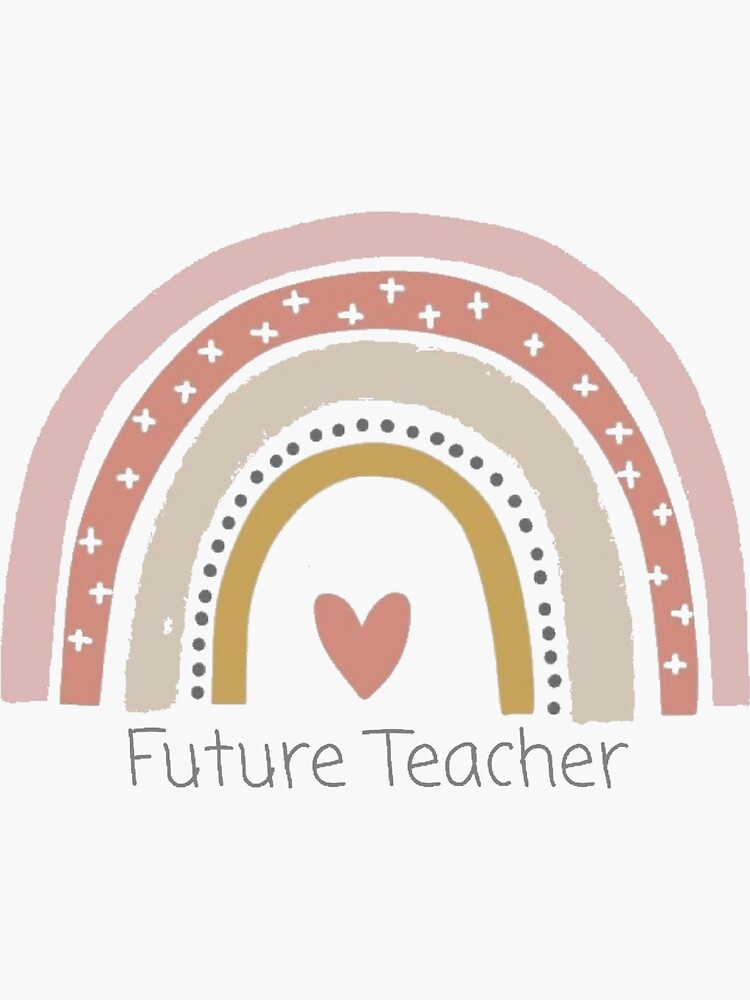 Future Teacher Sticker for Sale by madelinecdesign