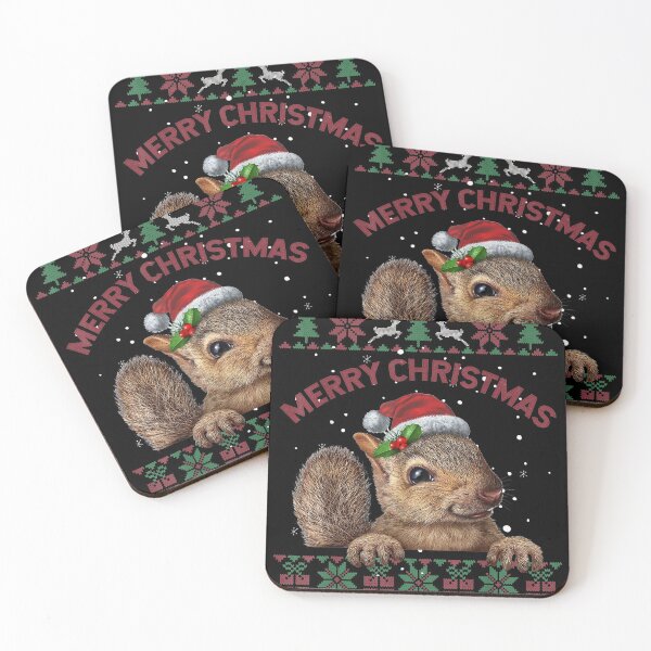 Item preview, Squirrel Ugly Sweater Merry Christmas Squirrel designed and sold by bosgrmarjopp95.