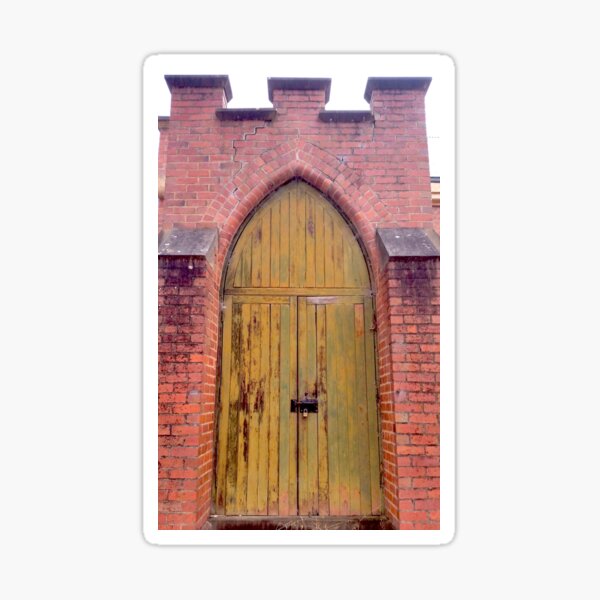 Castle door Sticker